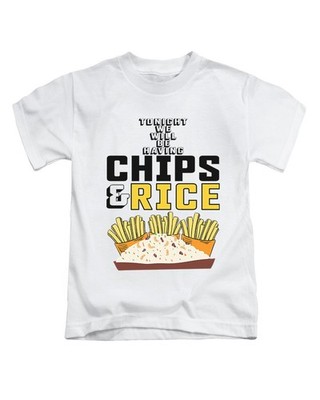 T-Shirt Tonight We Will Be Having Chips & Rice Erwachsene lustig Benidorm Oberteil neu