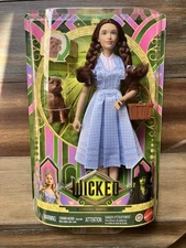 Mattel WICKED FOR GOOD DOROTHY & TOTO 12" Doll Not!Judy Garland Silver Slippers