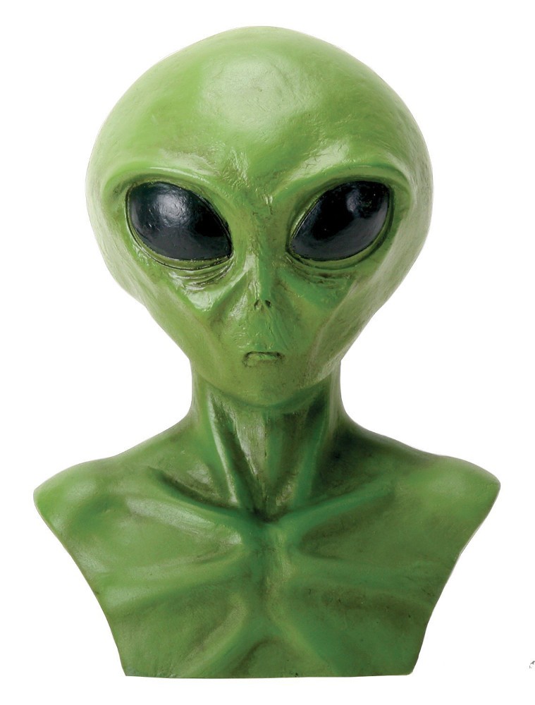 Ebros Alien Green Extraterrestrial ET Roswell Alien Head Bust