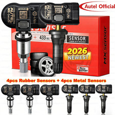 8PCS Autel TPMS MX-Sensor 315MHz 433MHz Programmable Tire Pressure Sensors Tool