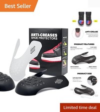 Durable Anti-Crease Shoe Protectors - 4 Pairs for Men  s Casual  Sneaker Styles