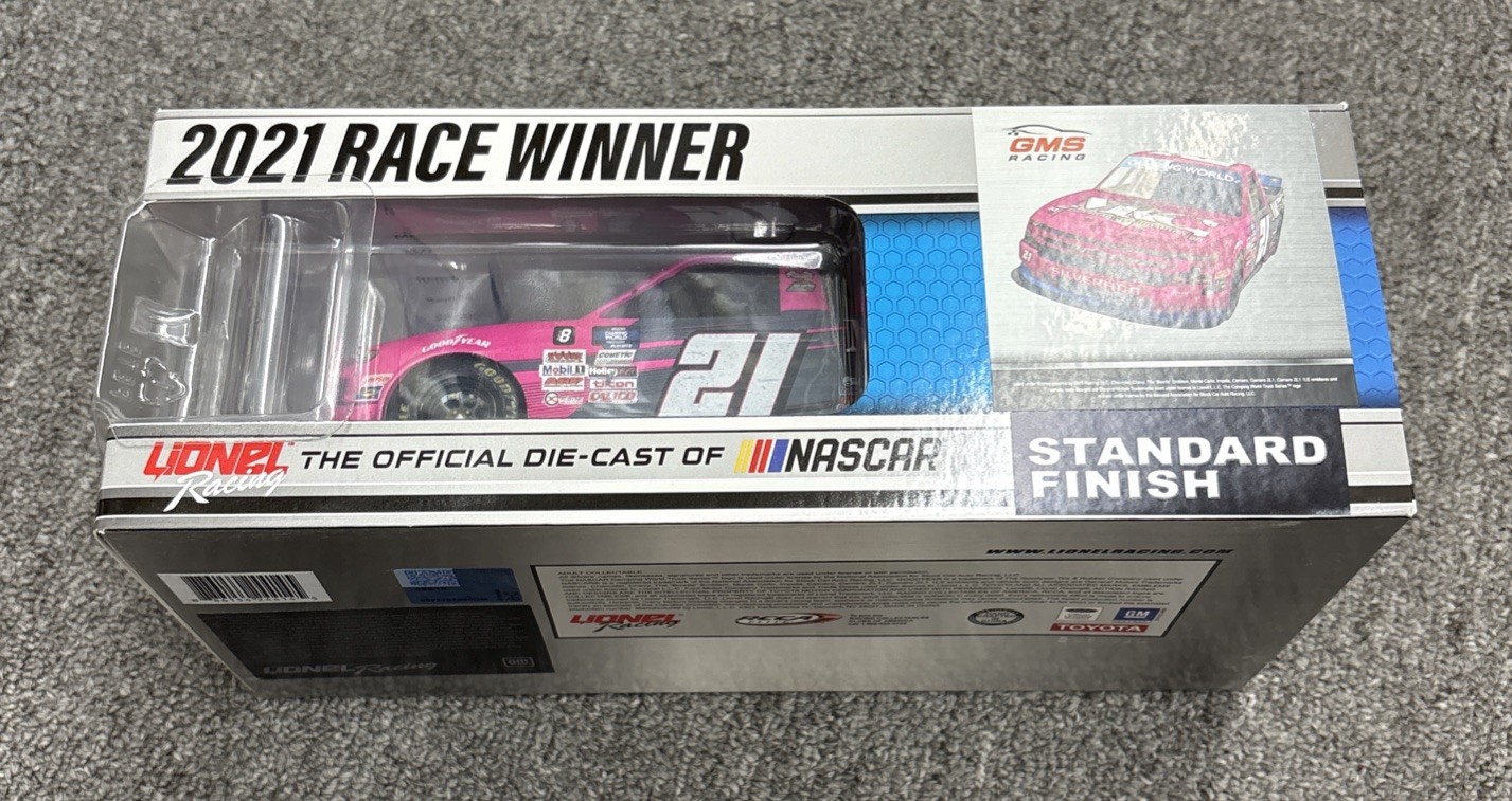 Zane Smith 2021 MRC Construction Martinsville Win 1/24 Die Cast Truck