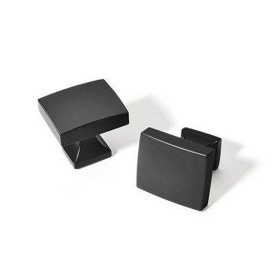 Matte Black Cabinet Knobs 10-Pack Single Hole Kitchen Drawer Handles