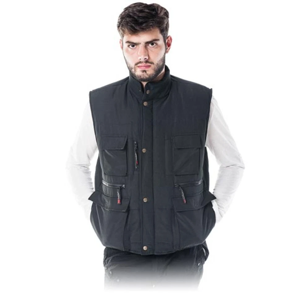 gepolsterte Arbeitsweste mit vielen Taschen Winterweste - Bild 1 von 1