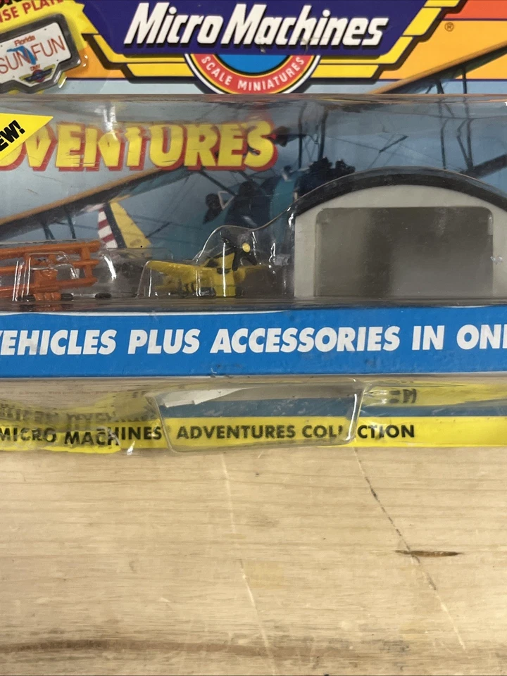 Micro Machines 1991 ADVENTURES #2 AIR SHOW - P51, Fokker, Stearman NAVY EXCHANGE - Image 3 of 4