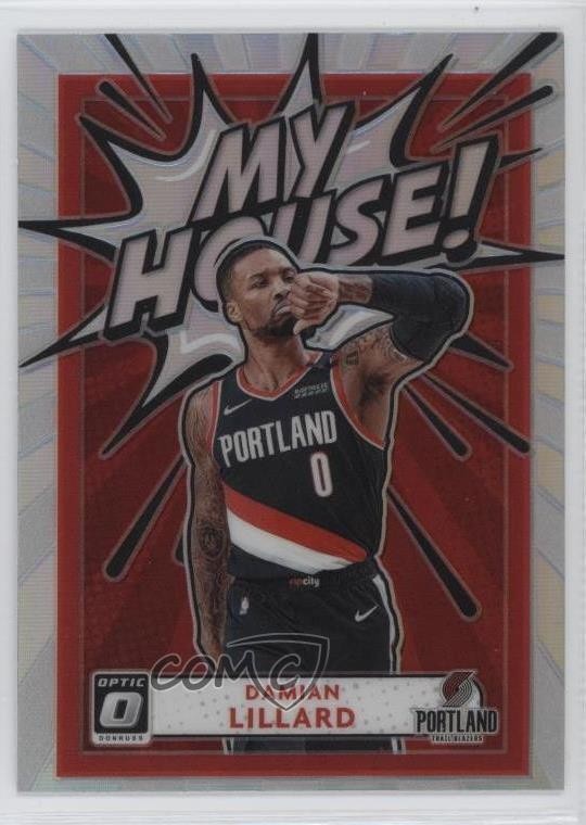 2020-21 Panini Donruss Optic My House Holo Prizm Damian Lillard #7 0b85