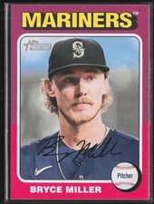 2024 Topps Heritage Bryce Miller Seattle Mariners #299