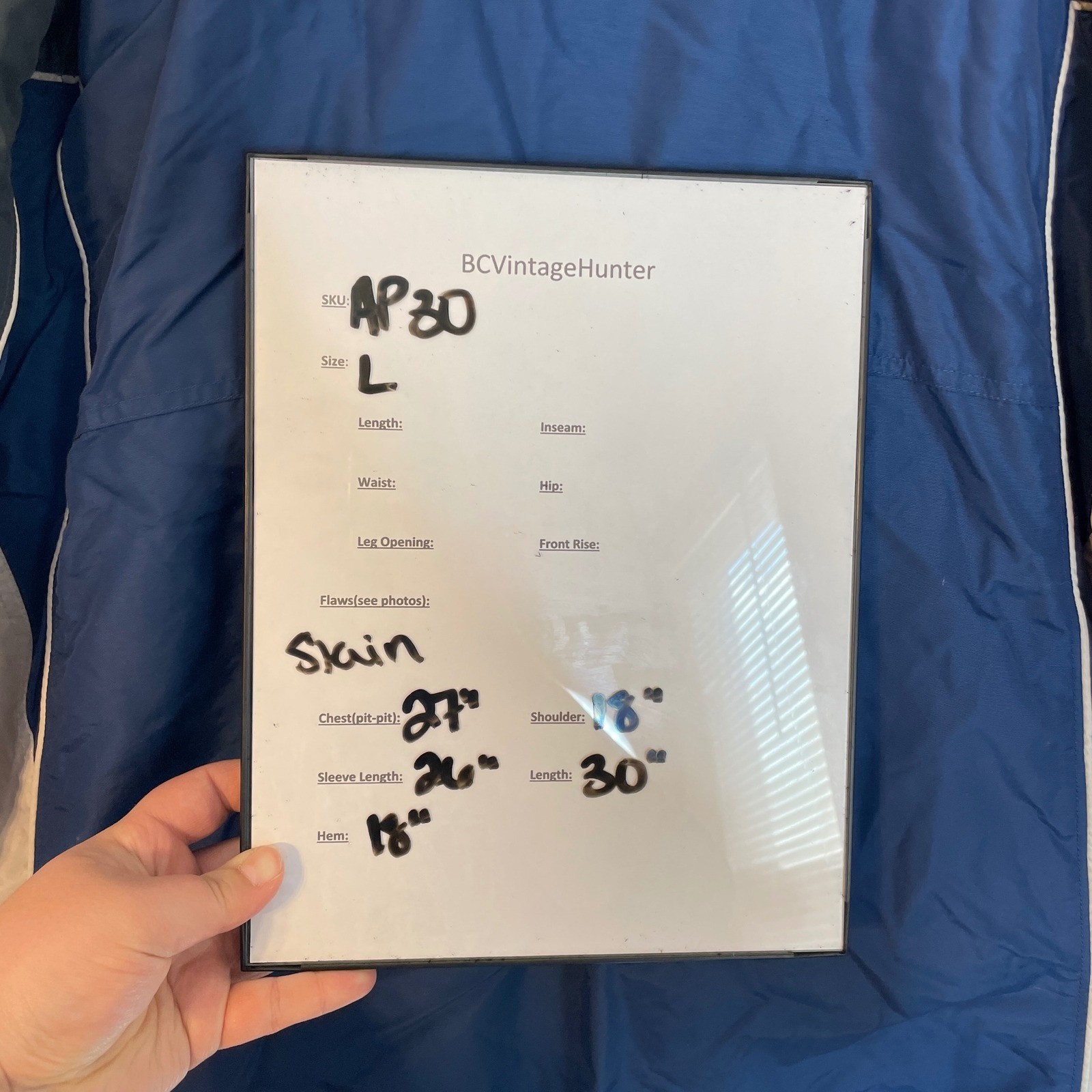 Columbia Sportswear Company Mens Blue Gray White Insulated Ski Jacket Large