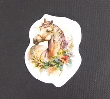 Beautiful Wild Stallion Horses Sticker 1.5" x 1.25" M