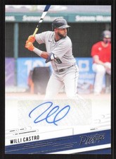 2021 PANINI CHRONICLES WILLI CASTRO PR-WC  PRESTIGE AUTOGRAPHS DETROIT TIGERS