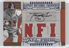 2008 Playoff National Treasures All Pros /25 Tiki Barber #41 Auto