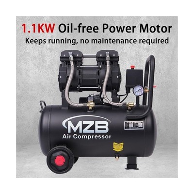 MZB 6.4 Gallon Ultra Quiet Air Compressor 110V/60Hz 1.5HP 7.41CFM