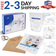 DTF Transfer Film Powder Kit, All-in-One DTF Sublimation for Starter- 30 Shee...
