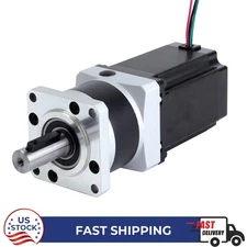 STEPPERONLINE Planetary Gearbox Nema 23 L=76.5mm Ratio 5:1 2.9A Stepper Motor