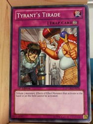 Tyrant's Tirade STOR-EN078 1st Edition Common Yu-Gi-Oh! Storm of Ragnarok