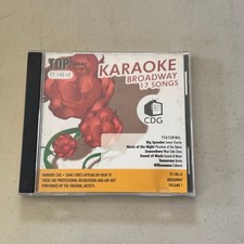 Top Tunes Karaoke Broadway Vol. 1 CDG CD 2001 Musical Karaoke Pop Top Tunes