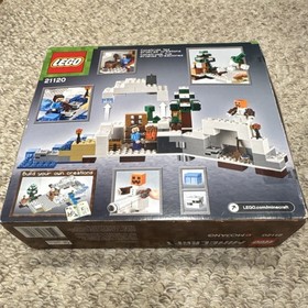 LEGO Minecraft The Snow Hideout 21120 327 Pieces Steve Creeper