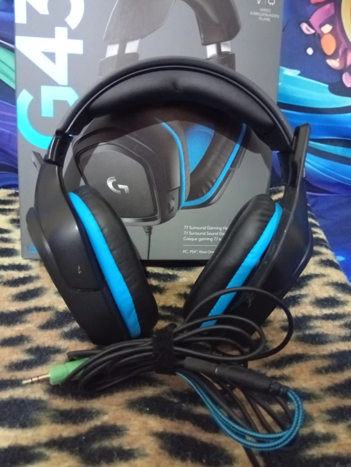 Logitech G4-432 Cuffie come nuove Pro Gamer - Immagine 4 di 4