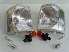 LAND ROVER DISCOVERY 300TDI CLEAR INDICATORS FRONT PAIR - NEW INDICATOR LAMPS