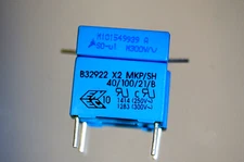 100pcs Capacitor MKP 100nf X2 250Vac 275Vac 300Vac R 15mm  B32922A3104M  EPCOS