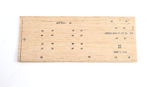 Vintage Curtiss Robin Flying Balsa Wood Airplane by Comet - Picture 11 of 12