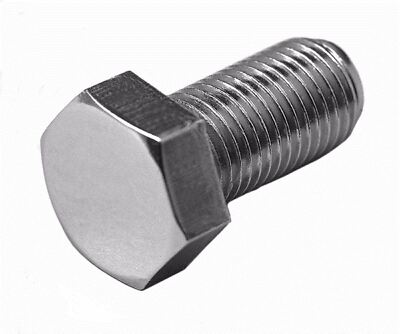 1/2-13 x 1-1/4" Chrome Hex Head Bolts | Grade 5 | Qty 2 | Made in USA ...