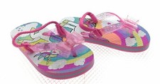 Wonder Nation Toddler Girls Pink Unicorn Flip Flop Sandals Size 5/6