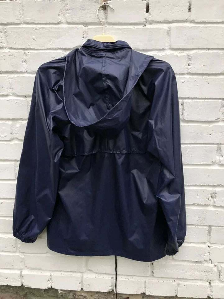 CHAQUETA IMPERMEABLE ADIDAS VINTAGE AÑOS 90 BRILLANTE NAILON MUJER RAVE BLOKE 10 Foto 3 de 4