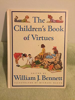洋書 The Book of Virtues, William Bennet The Children's Book Of Virtues Edited By William J Bennett | eBay