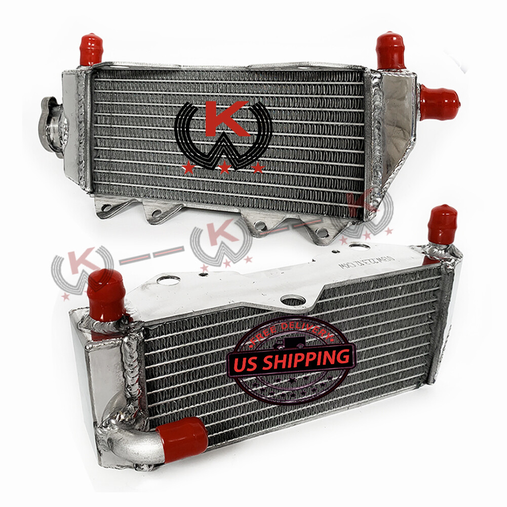 GPI Racing Aluminum Radiator + Blue Hoses For Yamaha YZ250 / YZ250X – 2002–2023 (2-Stroke)