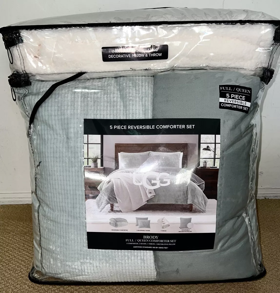 Ugg hudson reversible comforter set outlet