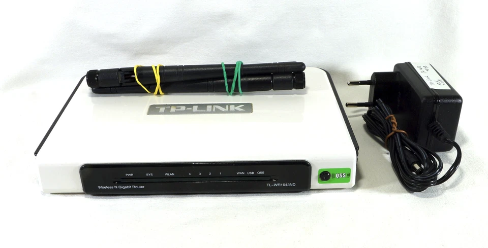 1x TP-Link TL-WR1043ND Ver.1.0 Wireless-N-Gigabit-Router, Zustand sehr Gut, - Bild 2 von 4