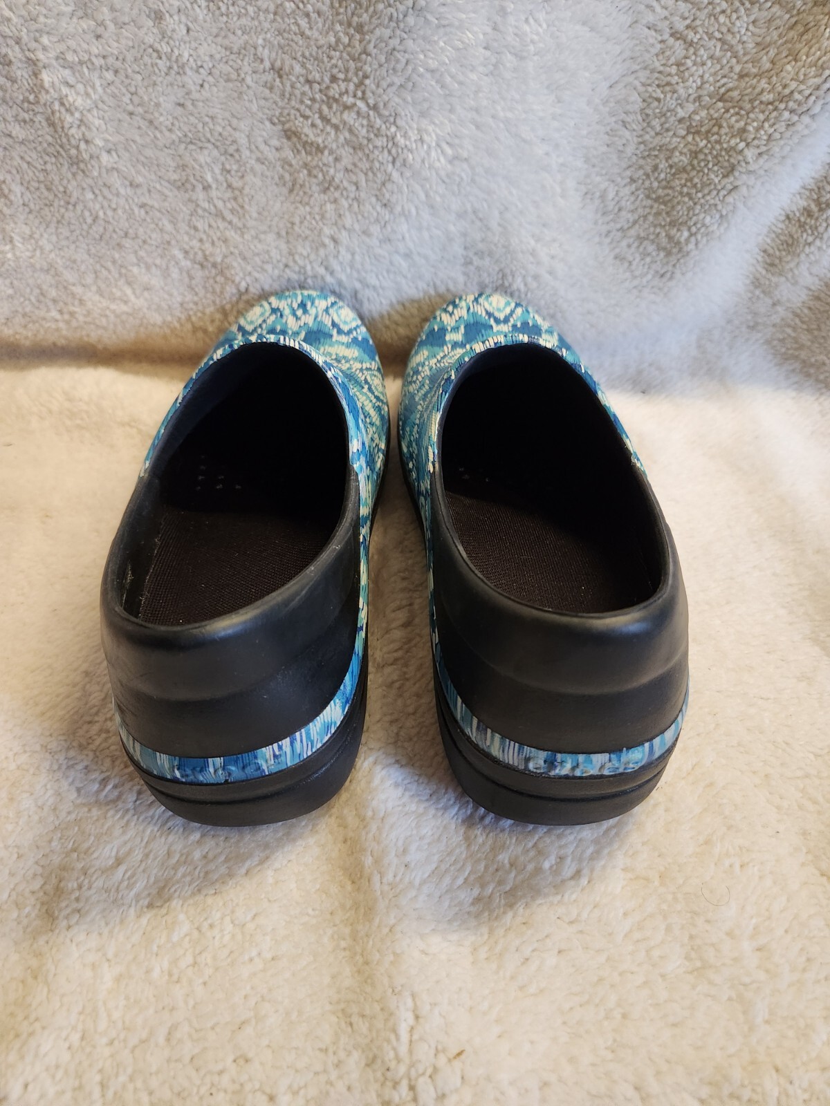 Crocs Work Neria Pro Blue Pattern Restaurant Nurs… - image 2