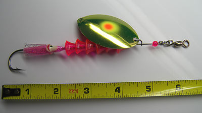 Salmon Spinner Lure Tee Trout Steel Head  Mustad 3/0 Stainless HD PRO SERIES  