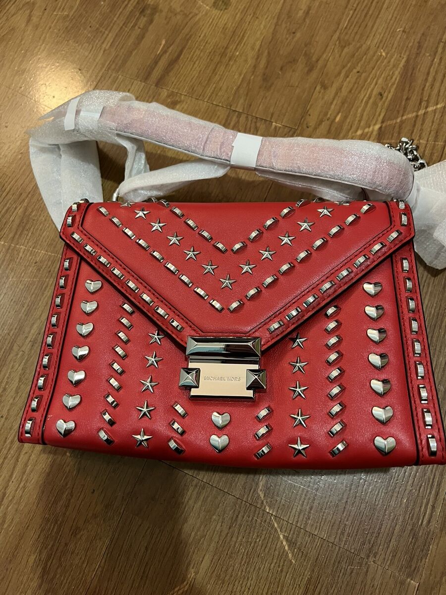 Michael Kors Limited Edition Collaboration Yang Mi Red Stud Whitney Bag