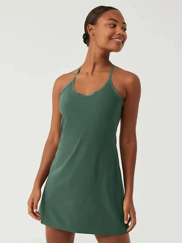 Outdoor Voices The Exercise Dress Evergreen