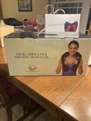 Shiatsu Back and Neck Massager with Heat Function, Deep