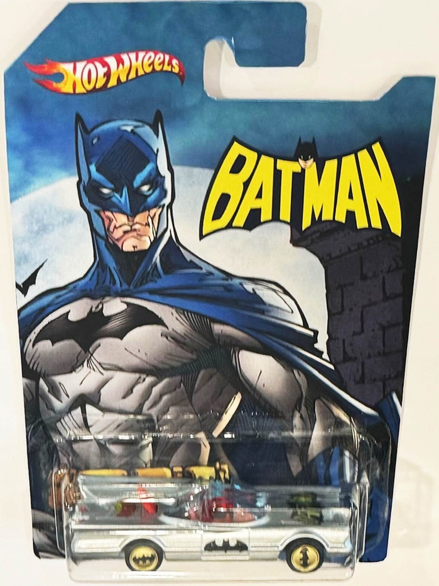 Silver 1966 BATMOBILE TV SERIES Custom Hot Wheels Batman Series w