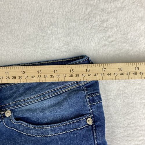 Seven 7 Damen Bermuda Jeansshorts Größe 14 (32 Taille gemessen) - Bild 6 von 19