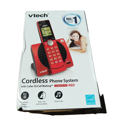 VTech CS6919-16 Cordless Phone System Caller ID Telephone Open Box