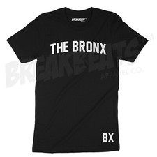 The Bronx New York City Design Graphic Hip Hop Black Men's T-Shirt Tee S-4XL