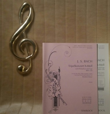 J.S. Bach,  Tripelkonzert h-moll     Noten
