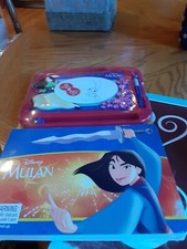 Disney MULAN 22-pg Storybook  Erasable Magnetic Drawing Kit NEW Factory Sealed
