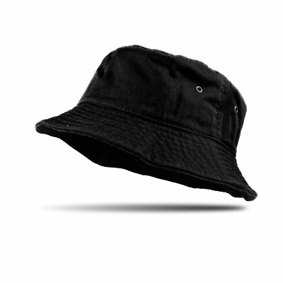 Bucket Hat Cap Cotton Fishing Boonie Brim visor Sun Safari Summer Men Camping