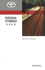 2024 Toyota Sienna Hybrid Owners Manual User Guide