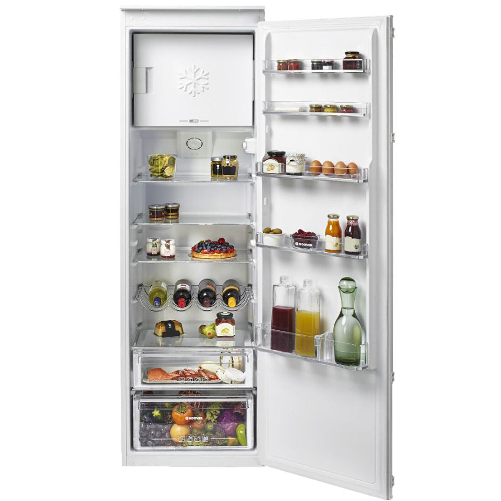 Kühl Gefrierkombination Einbau Kühlschrank mit Gefrierfach 178 cm Schlepptür NEU