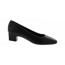 Easy Street Women's Prim Kitten Heel Pumps, Black Size 6M