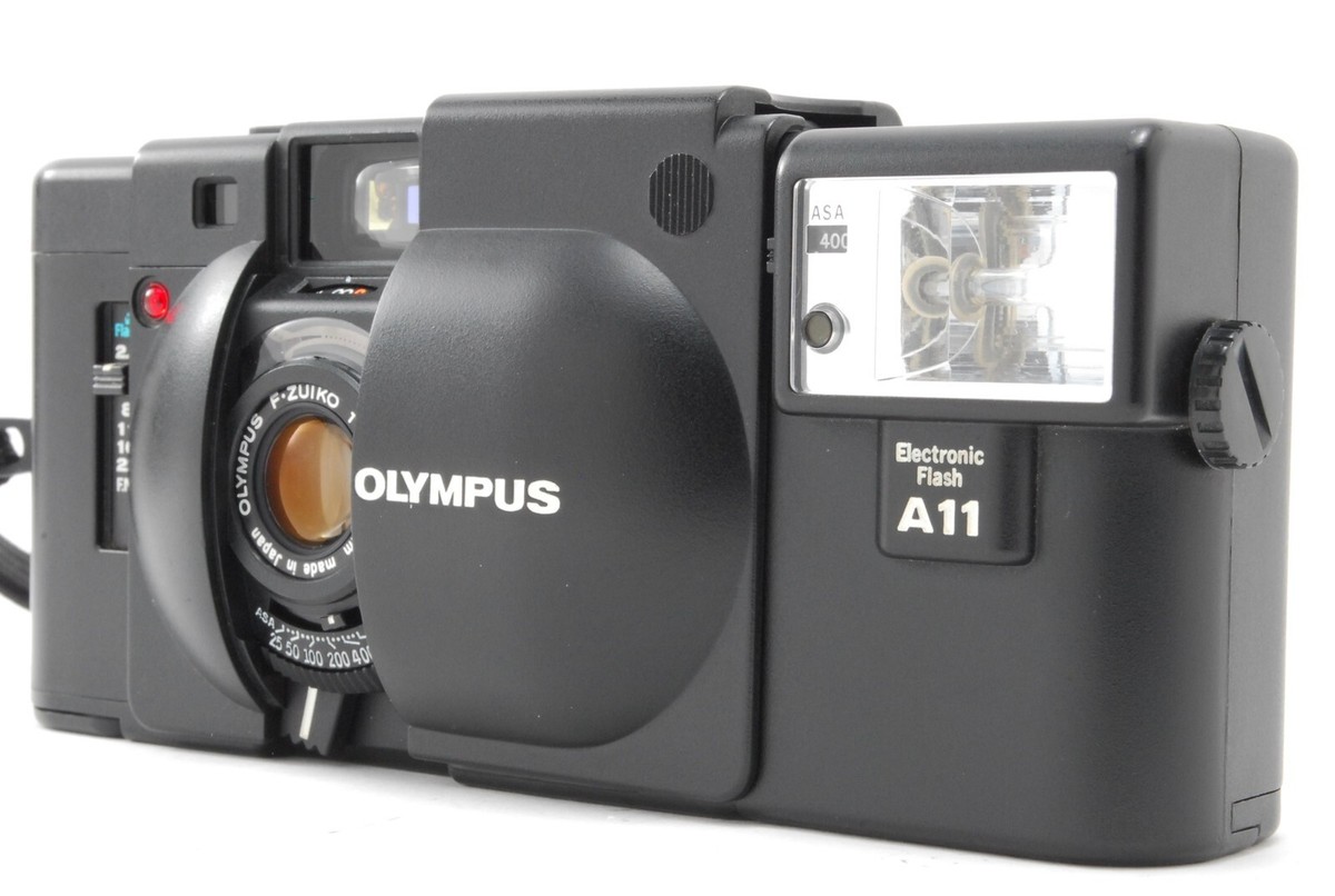★美品★ オリンパス OLYMPUS XA + A11 MINT w/Strap] Olympus XA Point & Shoot film Camera + A11