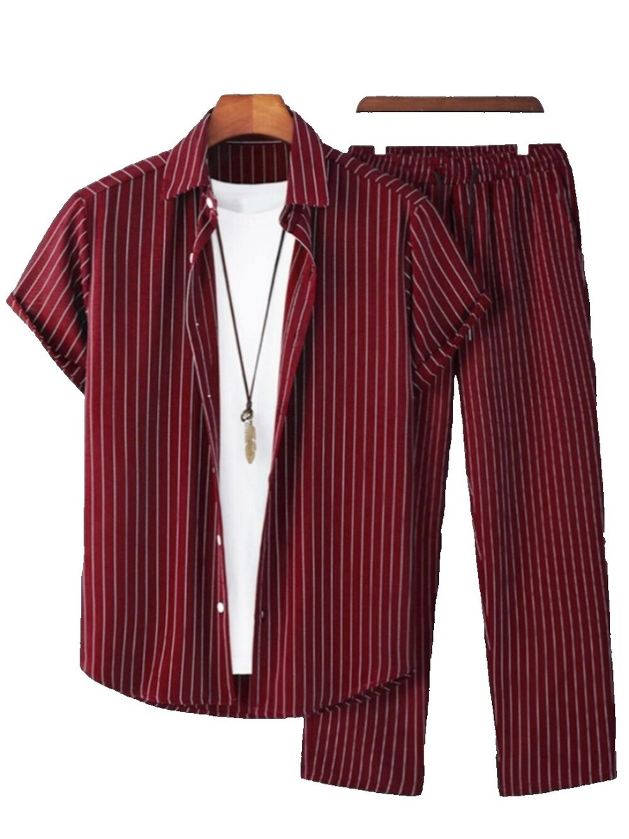 Conjunto De Verano Hombre Chándal De Lino Para Hombre Conjunto