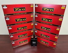 ZEN Red 100 mm Cigarette Empty Tubes 10 Boxes +BLACK Tough Box~Ships In Box
